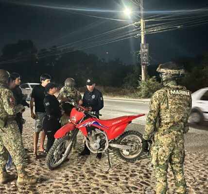 Tránsito: 78 motos aseguradas y 24 conductores sancionados por alcoholemia