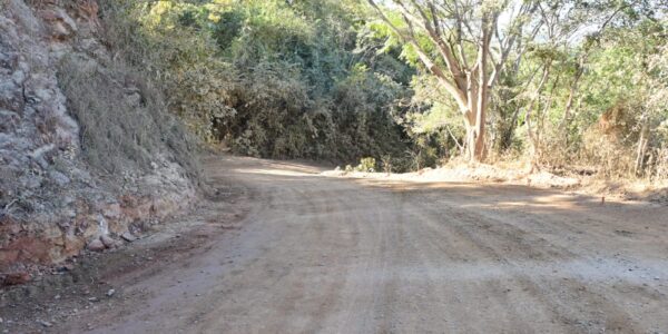 Inician empedrado con huellas de concreto por 10.5 millones en El Jorullo