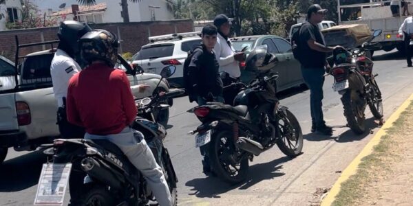 Asegura Tránsito Municipal seis motocicletas por circular en ciclovías