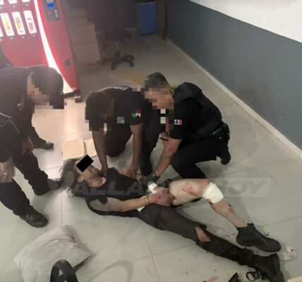 Detenido se rompe una pierna al intentar fugarse de Fiscalía Regional