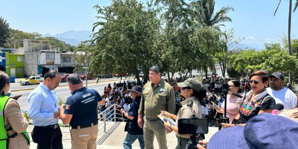 Realiza Protección Civil macrosimulacro; evacuan 627 personas de UMA y presidencia