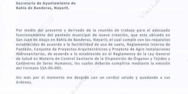 Sí hay permisos del panteón de San Juan de Abajo; desmienten a Santana y su jurídico