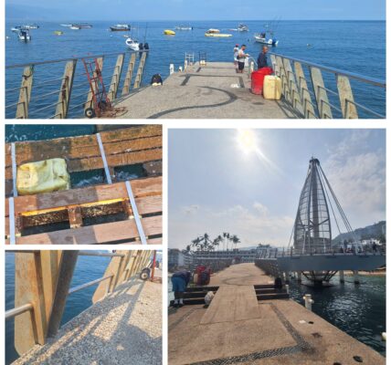 Piden arreglar desperfectos de muelle Los Muertos