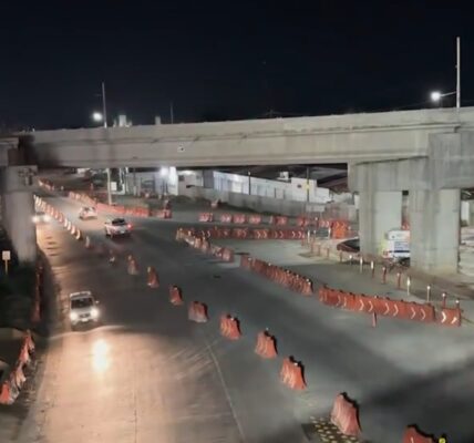 Anuncia SICT que pronto terminará puentes elevados de autopista al boulevard