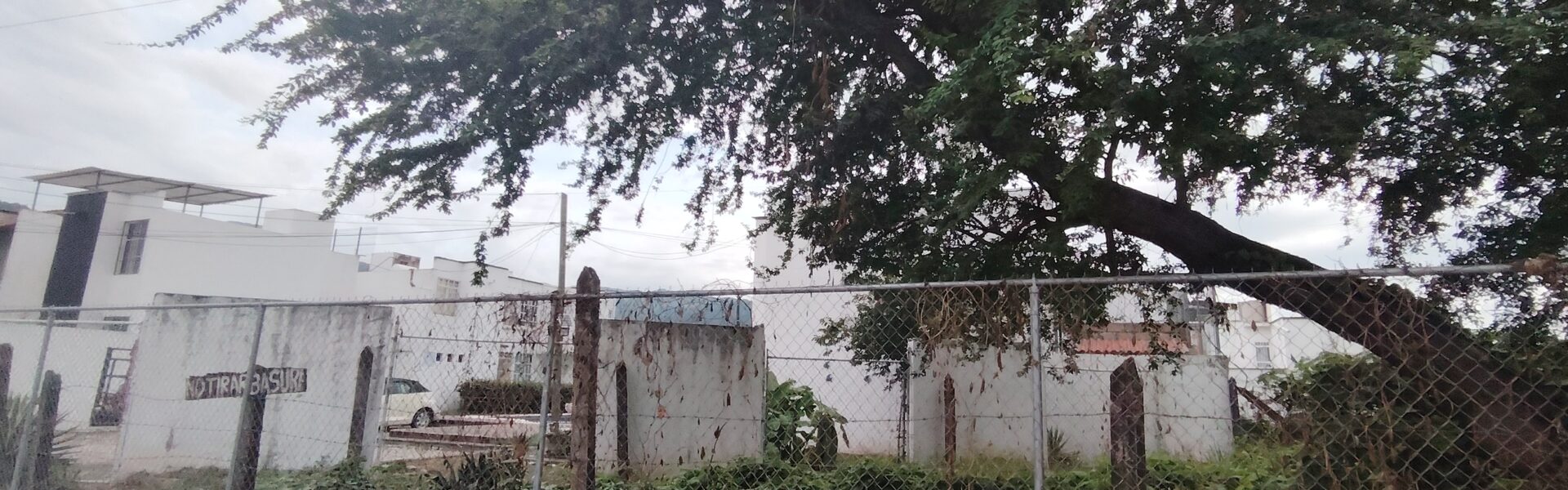 Retirará ciudadana la malla ciclónica del área federal