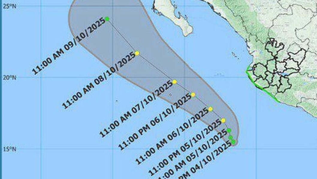 Se forma tormenta tropical Priscilla, zona de vigilancia de Michoacán hasta Punta de Mita