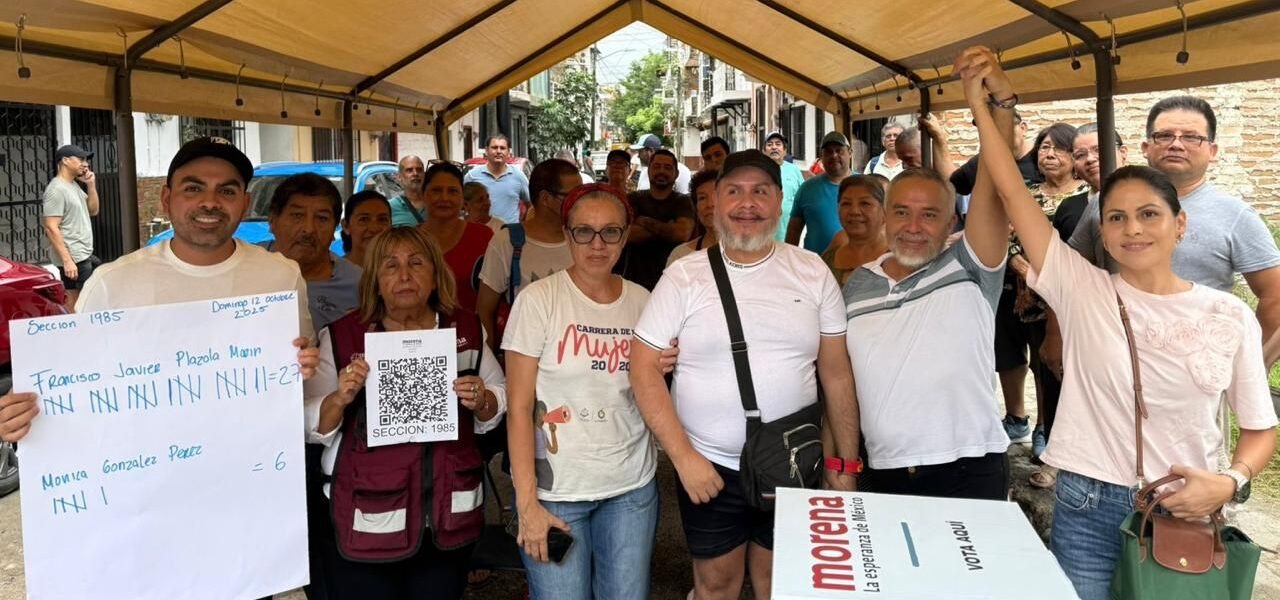 Continúan Morena con elecciones en seccionales; Ra Aguilar se hace con 9 de 11 comités