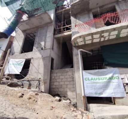 Segunda clausura a obra reincidente; violaron sellos