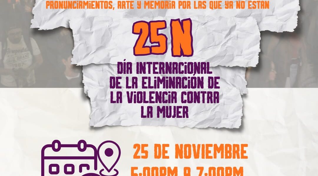 Colectivas de Puerto Vallarta convocan a actividades por el 25N