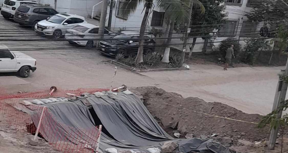 Obra de ampliación de subcolector en Villas Río culminaría a mediados de enero 