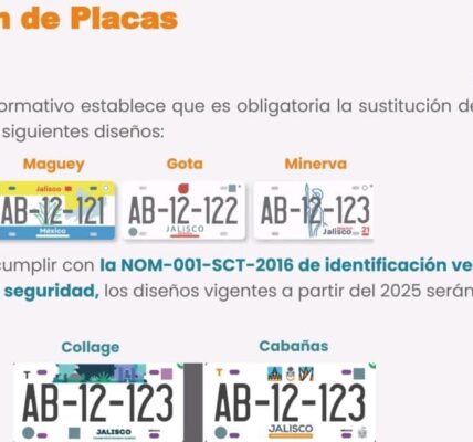 Anuncian prórroga para cambio de placas en Jalisco: lo que debes saber