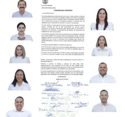 Se pronuncian regidores contra difamación de página de facebook «Espacio PV»