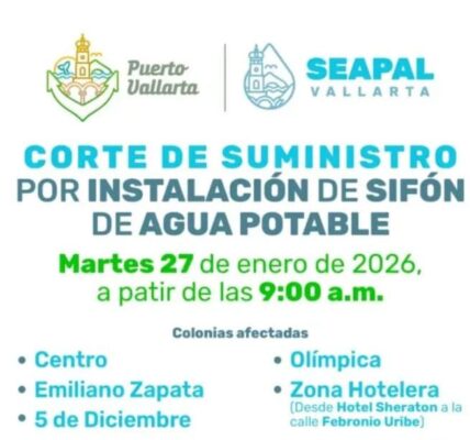 Por obras en calle México, habrá corte de agua en la zona Centro
