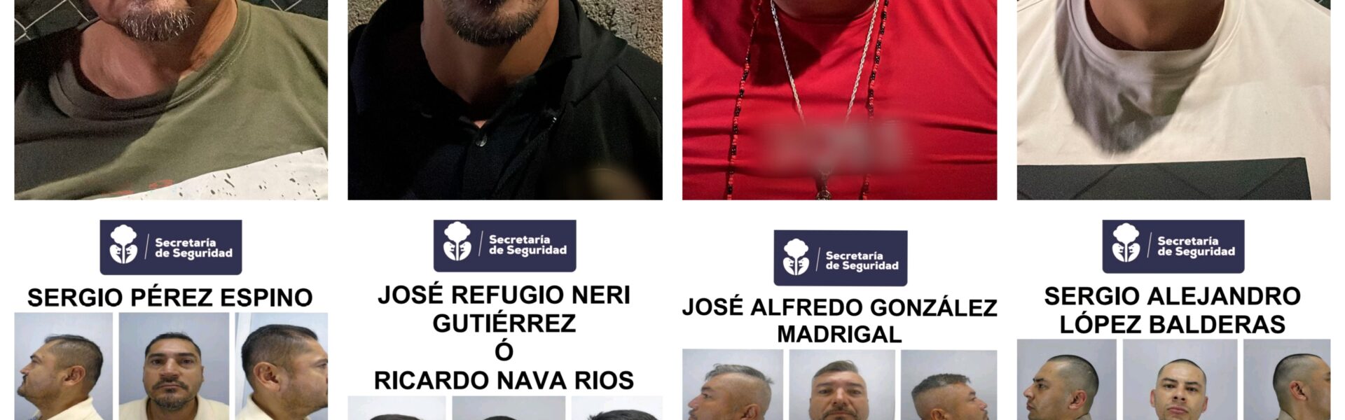 Informa el Gobierno Federal de la recaptura de 4 reos fugados del Penal en Puerto Vallarta 