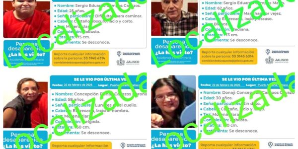 Localizada familia desaparecida; nunca estuvieron en Puerto Vallarta, fue en Nayarit