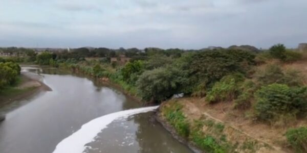 Señalan contaminación al río Ameca; Seapal responde que espuma no es riesgo para la salud