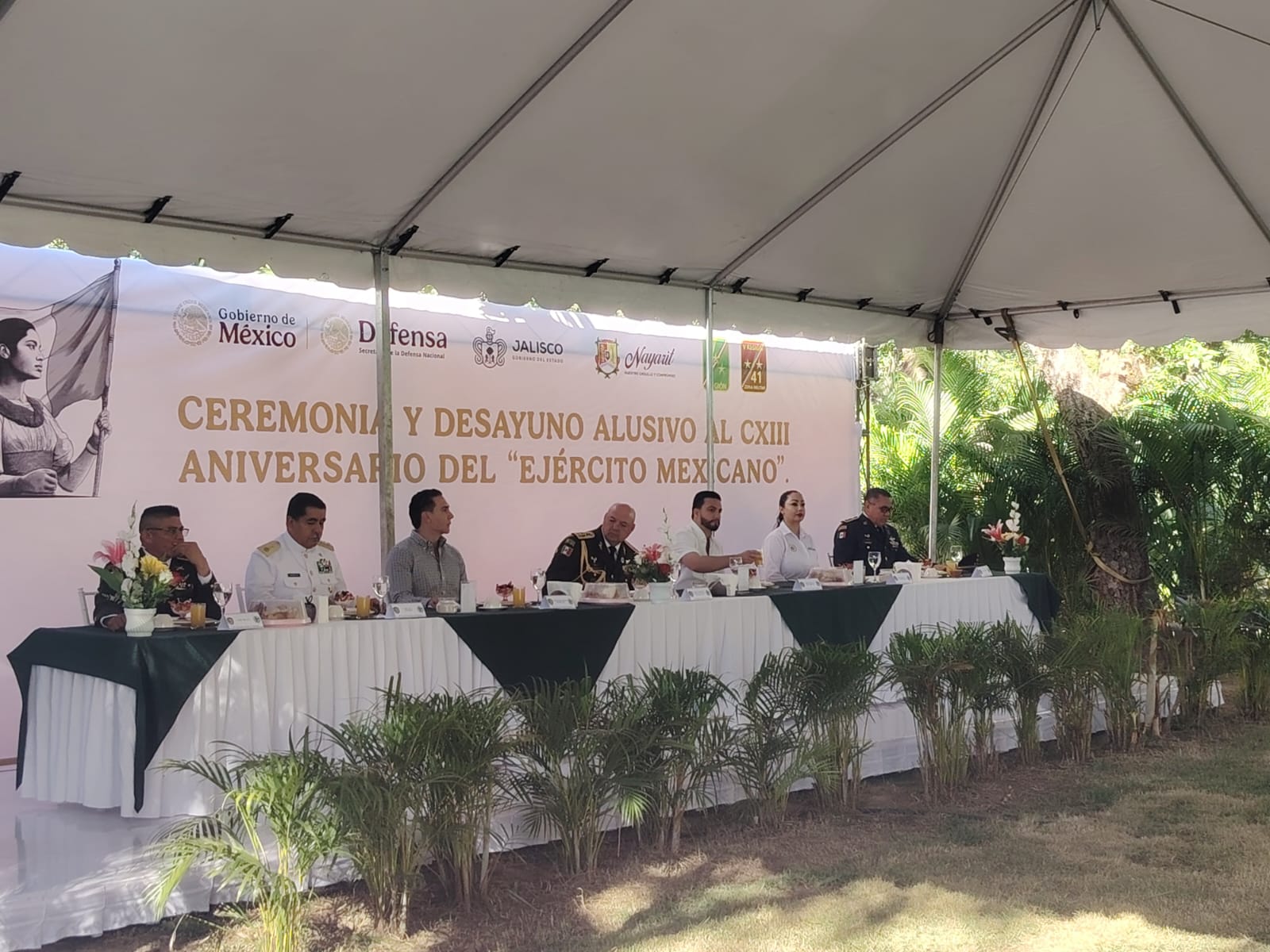 Conmemoran Día del Ejército Mexicano en 41 Zona Militar