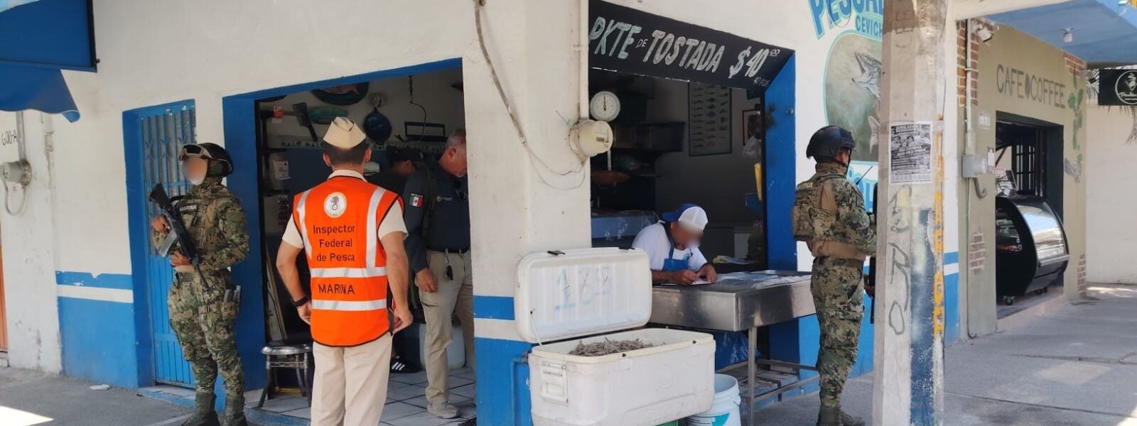 Decomisan 228 kilos de producto en Pescadería de El Pitillal