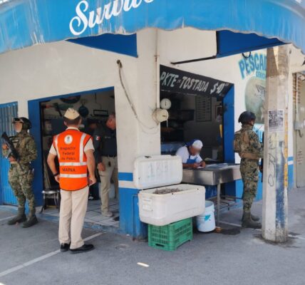 Decomisan 228 kilos de producto en Pescadería de El Pitillal