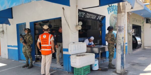 Decomisan 228 kilos de producto en Pescadería de El Pitillal