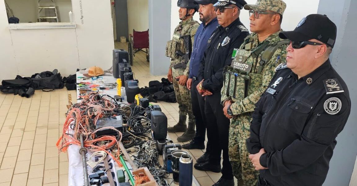 Decomisan droga y armas hechizas en operativo sorpresa en CEINJURE de Puerto Vallarta