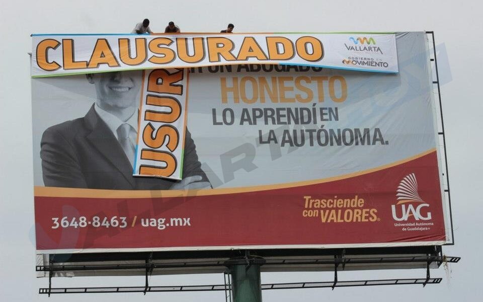 Asegura Munguía que espectaculares no regresarán a Puerto Vallarta