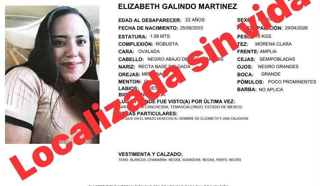 Identifican a joven localizada sin vida en el atajo a Mojoneras; contaba con ficha de desaparición en Edomex