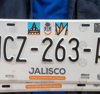 última semana para canje gratuito de placas en Jalisco